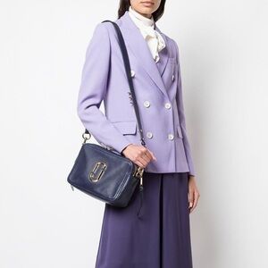 NWOT Marc Jacobs Dark Blue Softshot Crossbody Bag